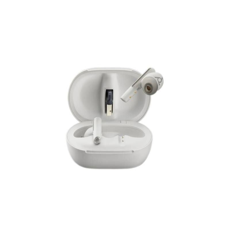 Poly Voyager Free 60+ UC écouteur+boite tactile Blanc USB-A