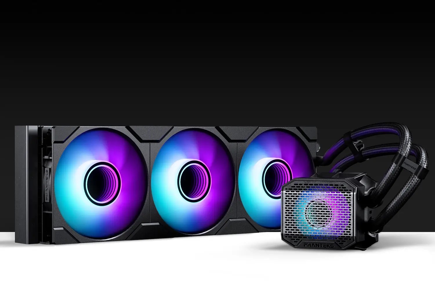 Phanteks Phanteks Glacier One 360M25 LCD AiO-Wasserkühlung, 6-Zoll-Display