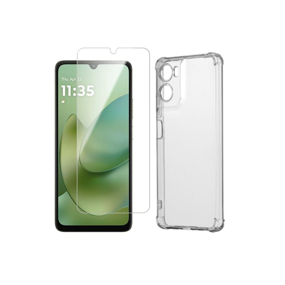 WE PACK verre trempÃ© et coque de protection transparente MOTOROLA MOTO G06 / G06