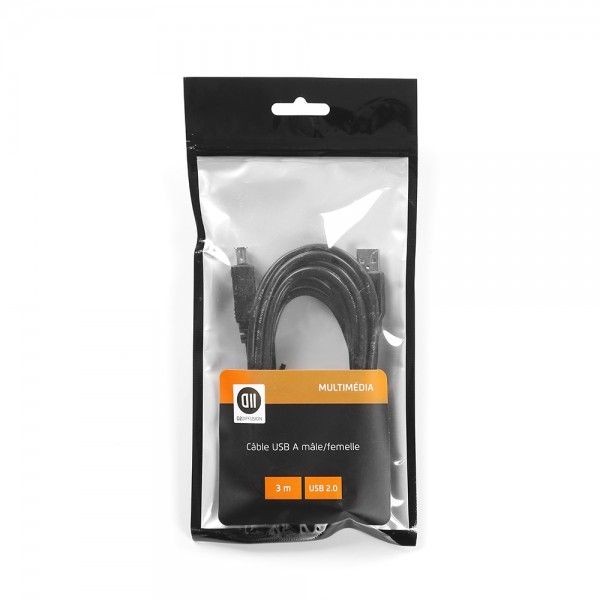D2 Diffusion C ble USB 2.0 A M le/A Femelle 3m