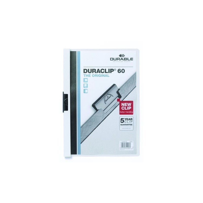 Durable DURABLE Klemm-Mappe Duraclip Original 60 A4 weiß