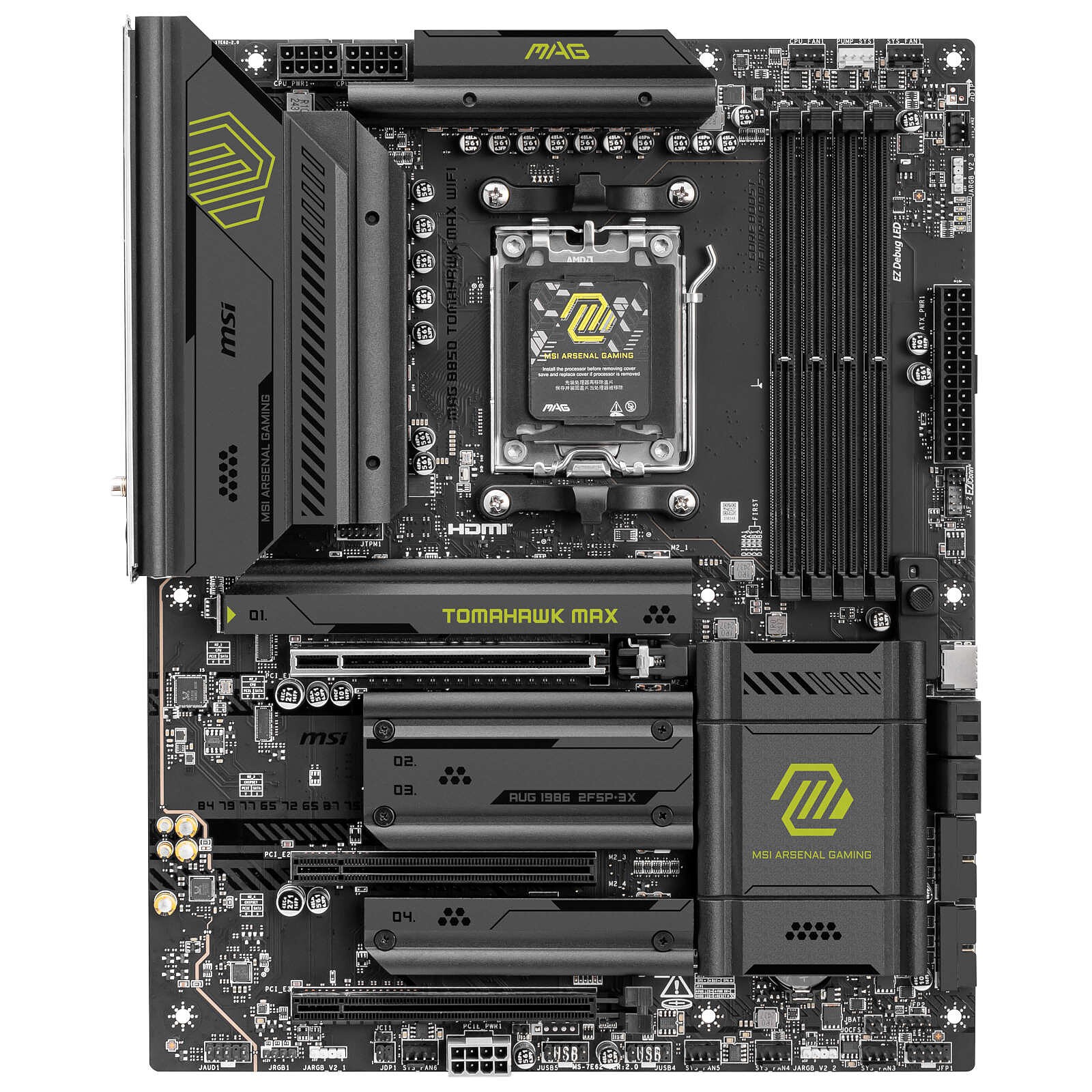 WESTERN DIGITAL MSI MAG B850 TOMAHAWK WIFI