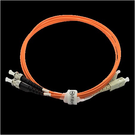 ekivalan Jarretière zip 2,0mm OM1 62,5/125 SCPC/STPC LSZH orange 0,5m
