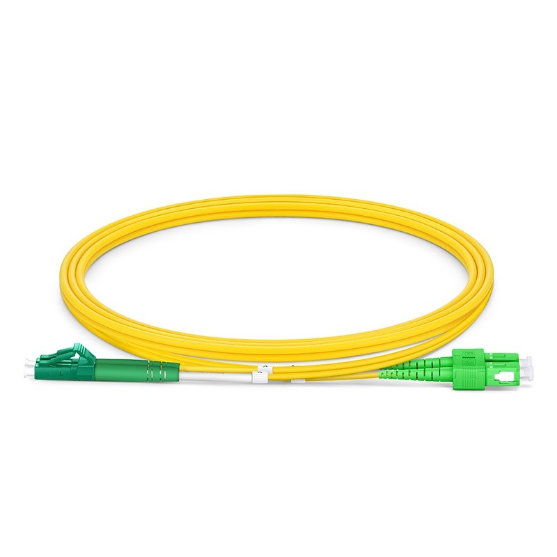 ekivalan Jarretière zip 2,0mm OS2 G652D SC-APC/LC-APC LSZH jaune 1m