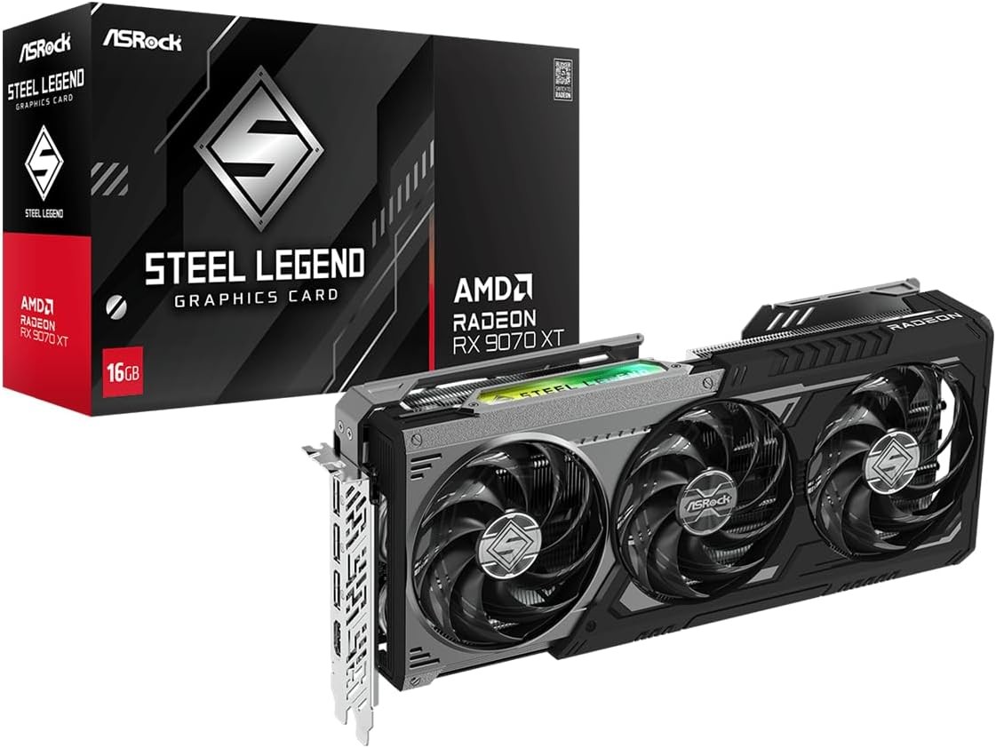 ASROCK RX9070XT  TCW 16GO          16GB DDR6  HDMI/3xDP