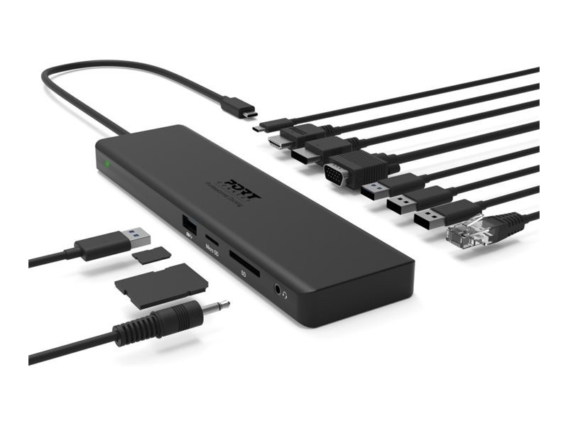 PORT DESIGN Docking Type C Travel 1x 4K PD 100W DP or HDMI