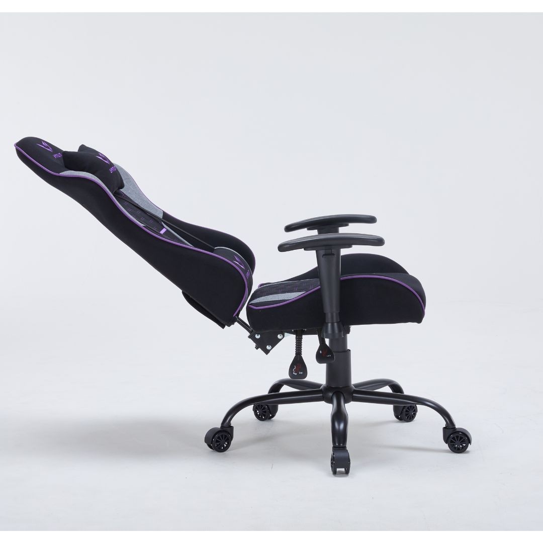 GAMIUM Fauteuil gaming Nyros, finition tissu nid d'abeille, accoudoirs réglables