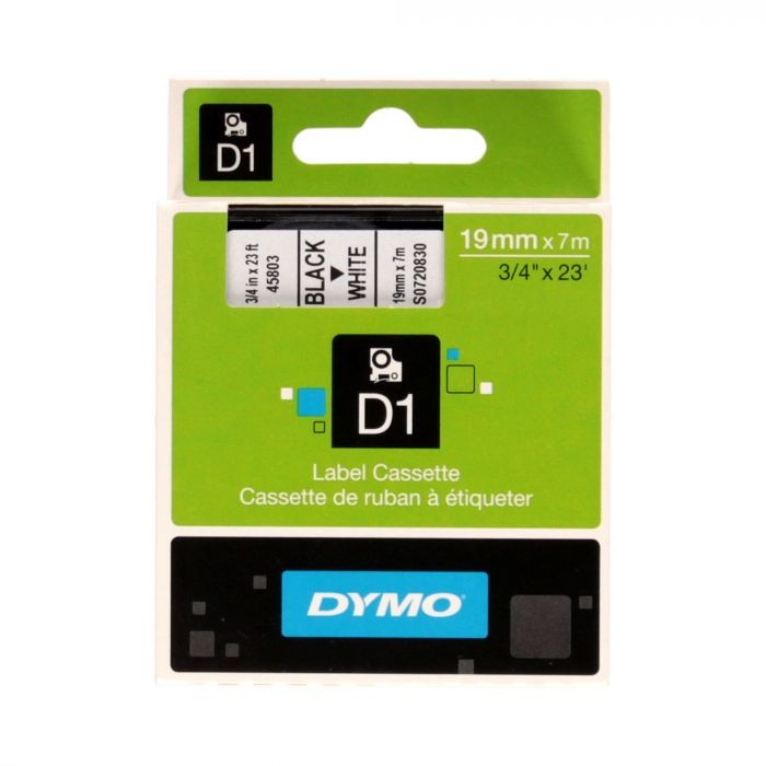 MediaRange Schriftbandka. Komp. Dymo 19mmx7m sw/ws