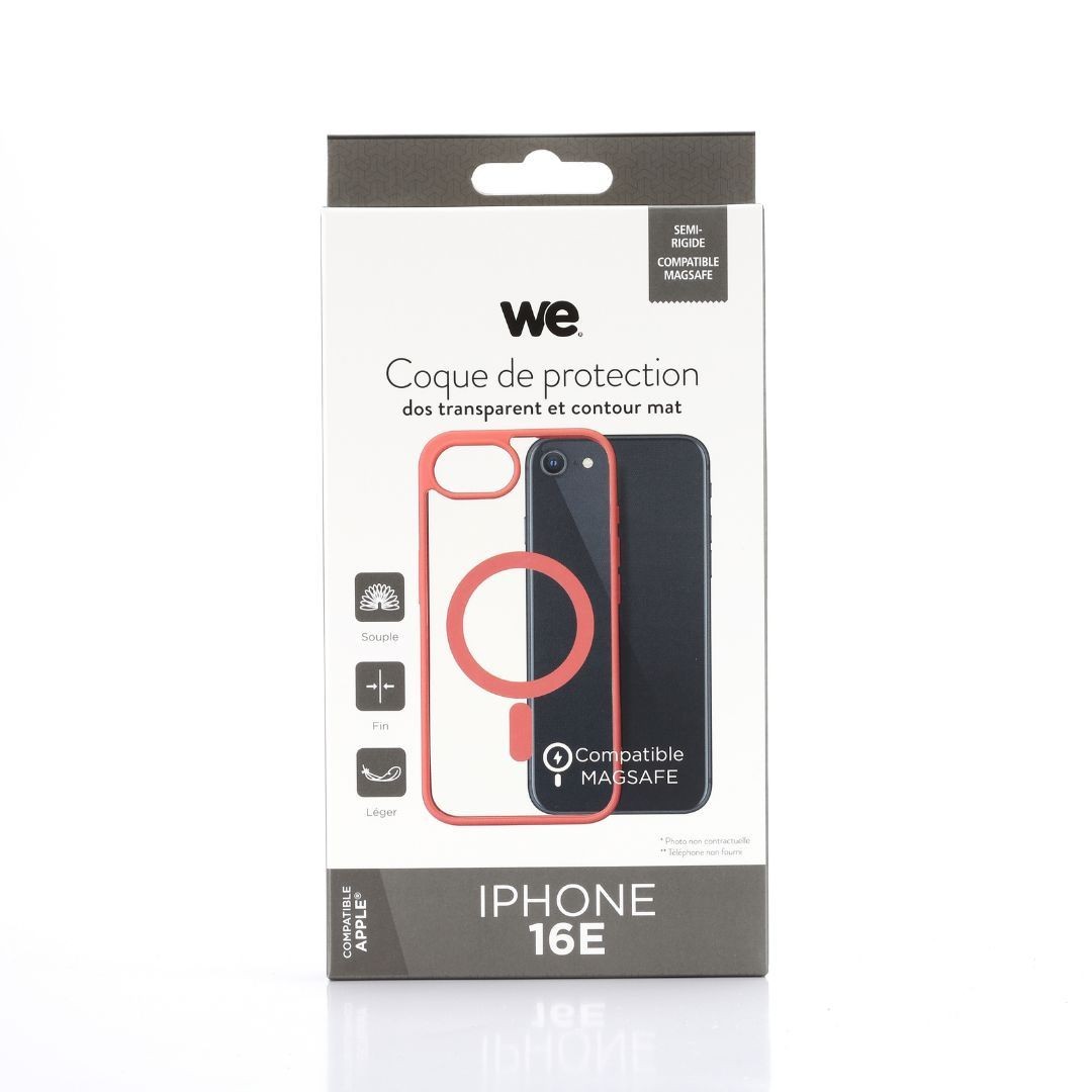 WE We Coque de protection RUBBER APPLE IPHONE 16E