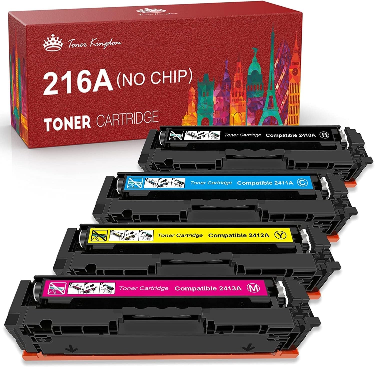 MediaRange Toner HP für W2411A/216A, 850 Seiten, Gelb