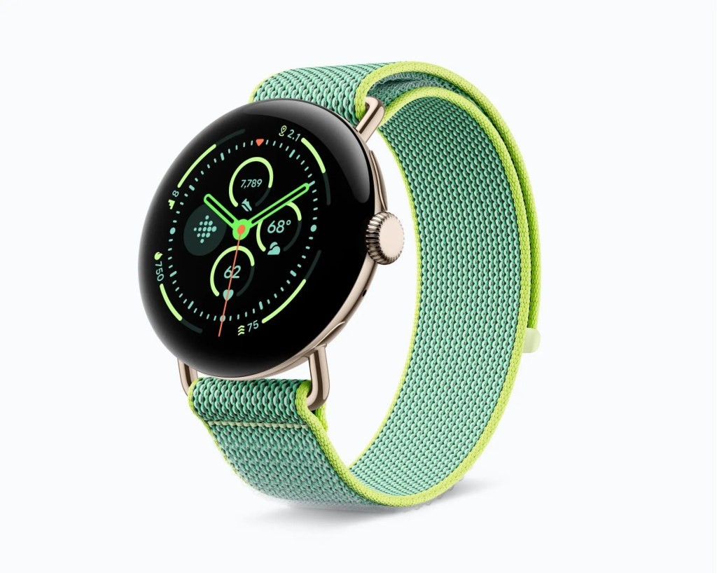 GOOGLE Pixel Watch 3 (41mm). Performance Loop Band. Porcelain.