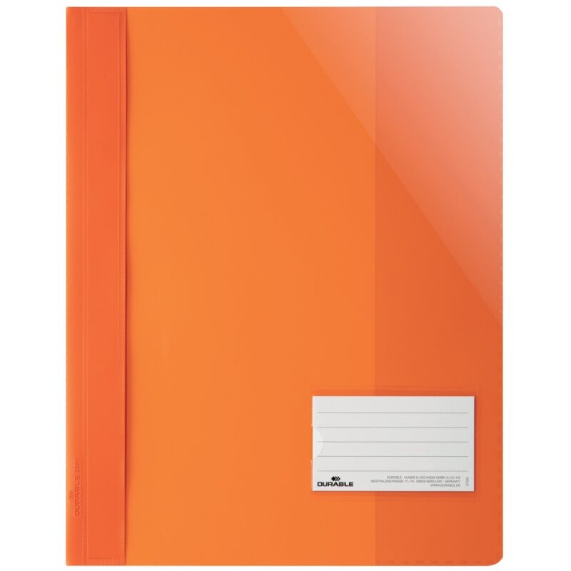 Durable DURABLE Schnellhefter Trend f.A4 Überbreite orange