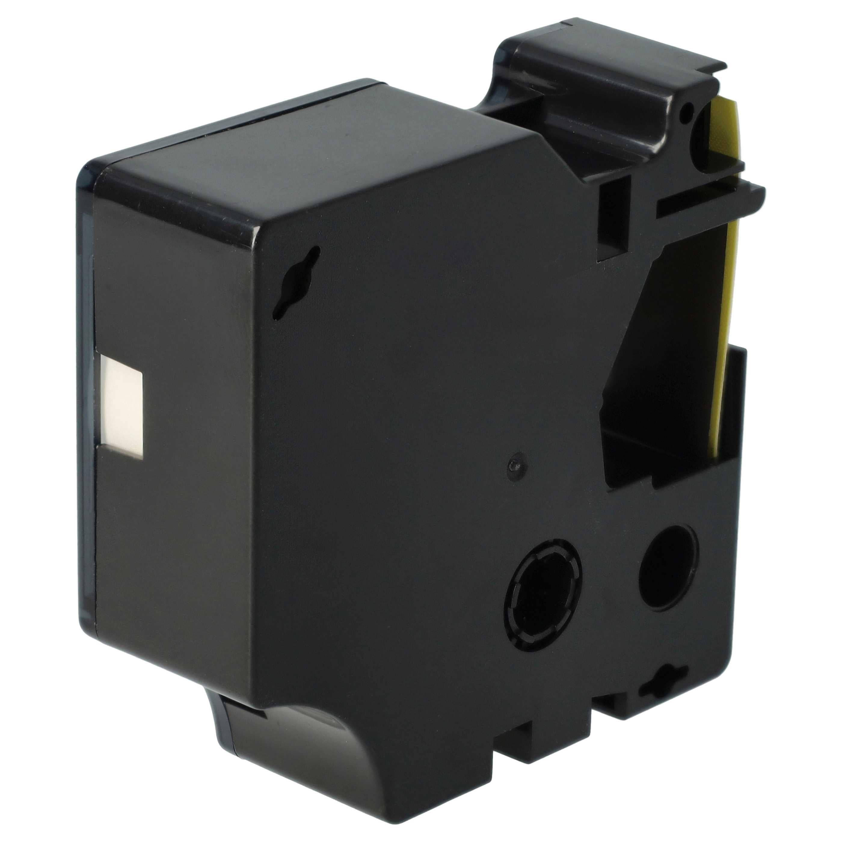 MediaRange Schriftbandka. Komp. Dymo 19mmx7m schwarz/gelb