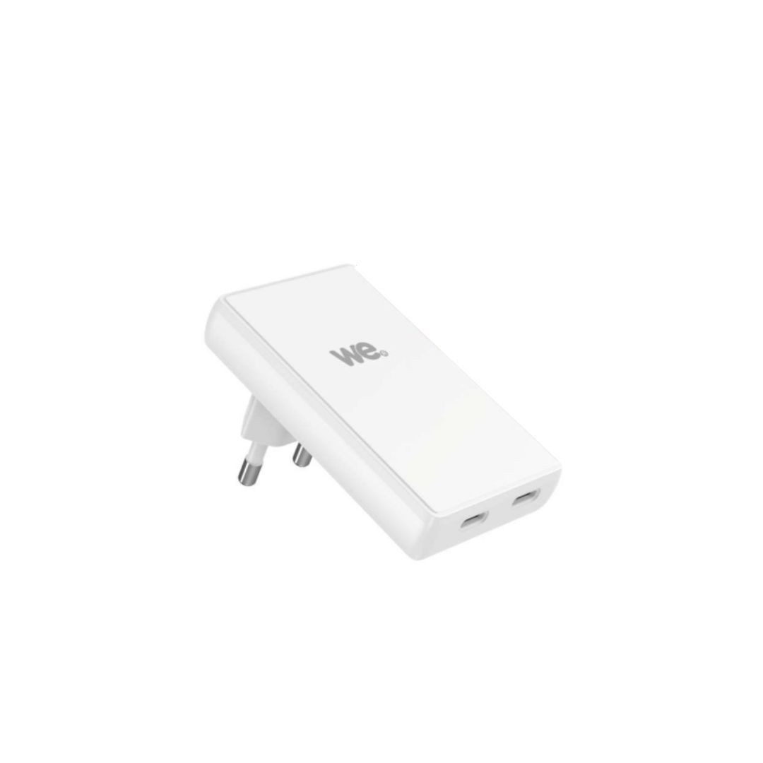 WE Chargeur secteur GaN 2 ports USB-C