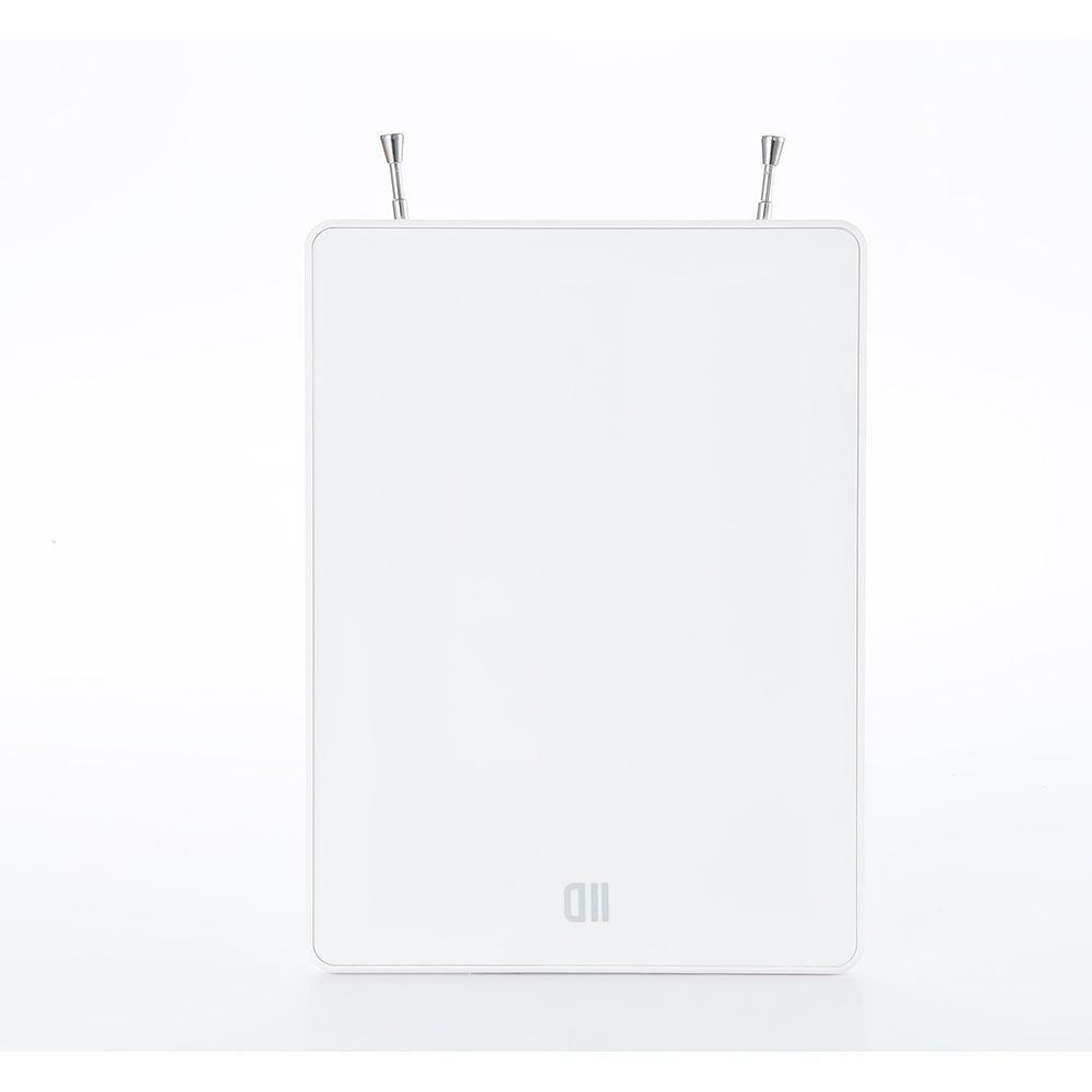 D2 Diffusion Antenne TV intÃ©rieure 48 dB Ã©lectro amplifiÃ©eUHF/VHFavec filtre 4GReady BLANCHE