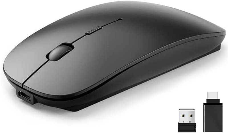 WE Souris  sans-fil, double connexion BT et 2.4GHz en USB-C, DPI rÃ©glable 800-120