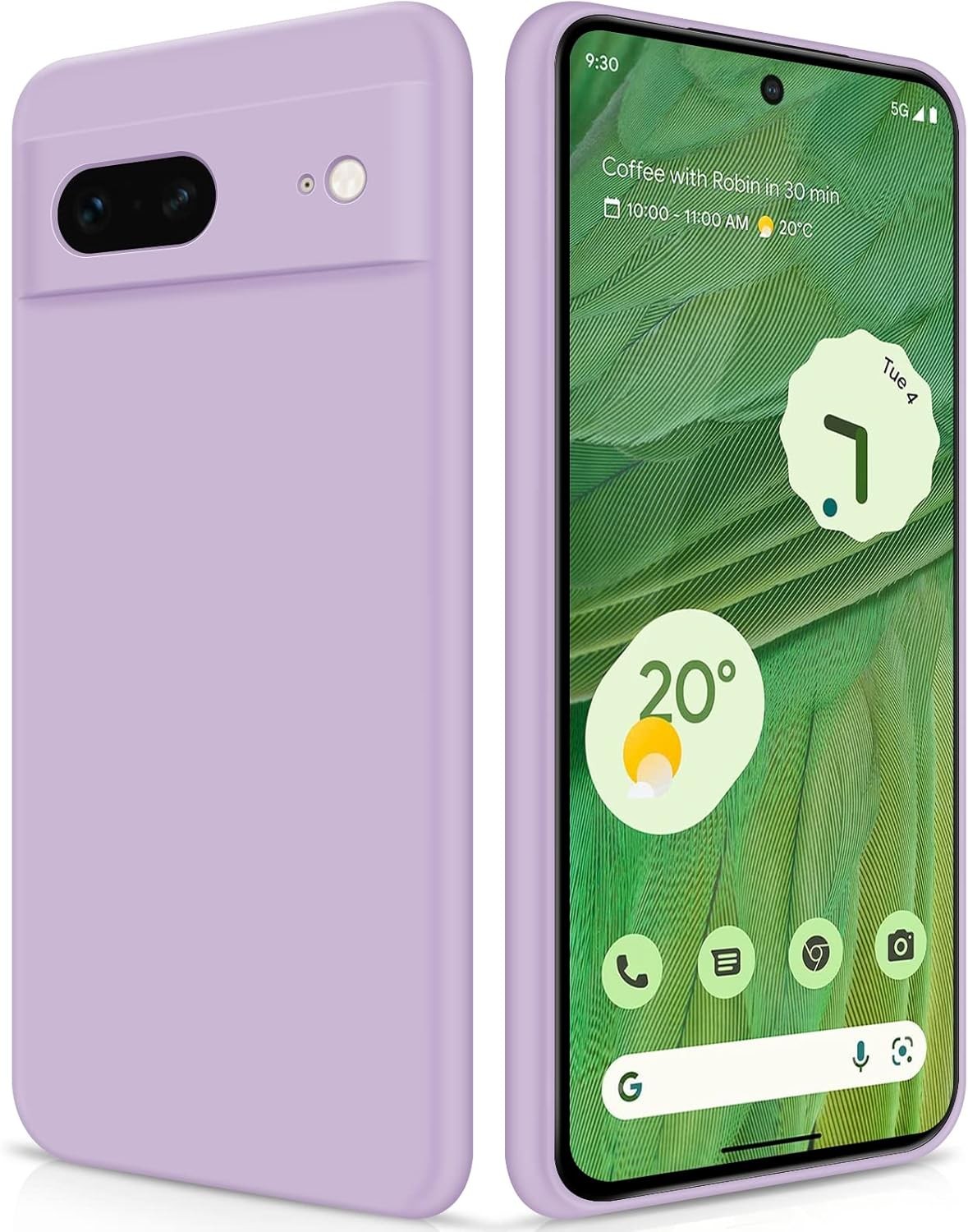 GOOGLE en Silicone Lavande pour Pixel 10a