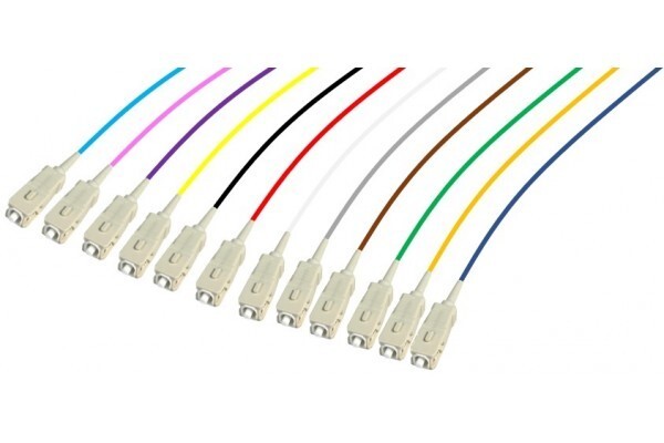 GENERIQUE PIGTAIL OM4 SC/UPC LSOH 12 CONNECTEURS 2m