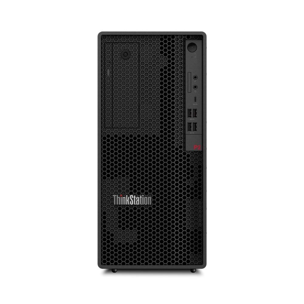 LENOVO ThinkStation P2 Tower Gen 2, Intel® Core Ultra 7 265 vPro® (E-cores up to 4.60GHz, 30MB), W11P64 FR/CF/EN, 32.0GB, 1x1TB SSD M.2 2280 PCIe Gen4 Performance TLC Opal, 1xNVIDIA® GeForce RTX 5070 12GB, 750W, 3 Year On-site , USB, Calliope, Black-Fre