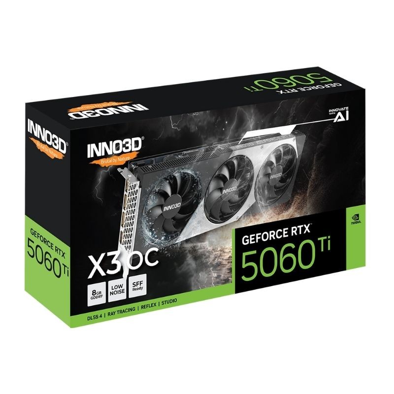 Inno3D GEFORCE RTX 5060 Ti 8Go X3 OC GDDR7 3xDP 1xHDMI