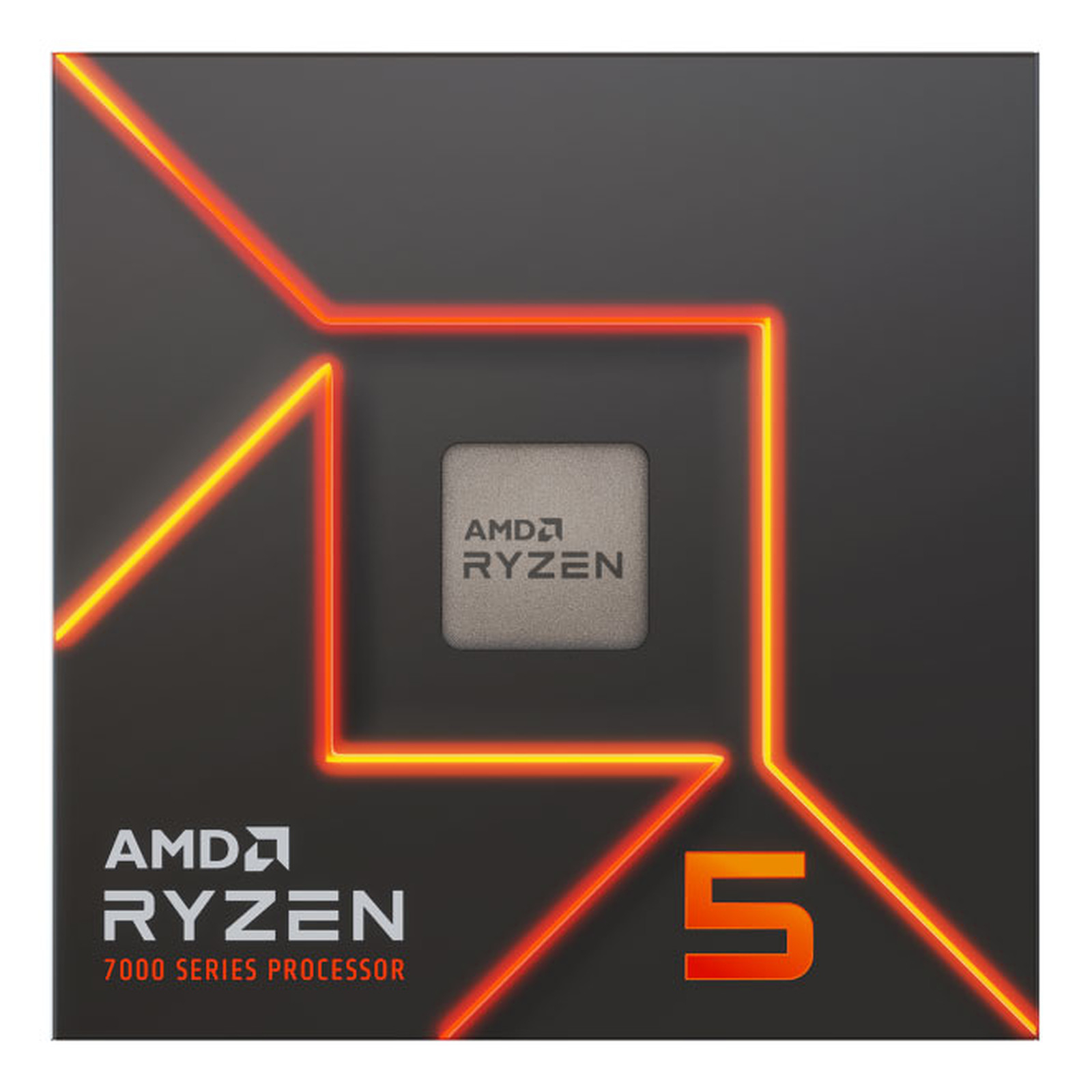AMD Processeur Ryzen 5 7600X 6 Cœurs 4.7 GHz Socket AM5