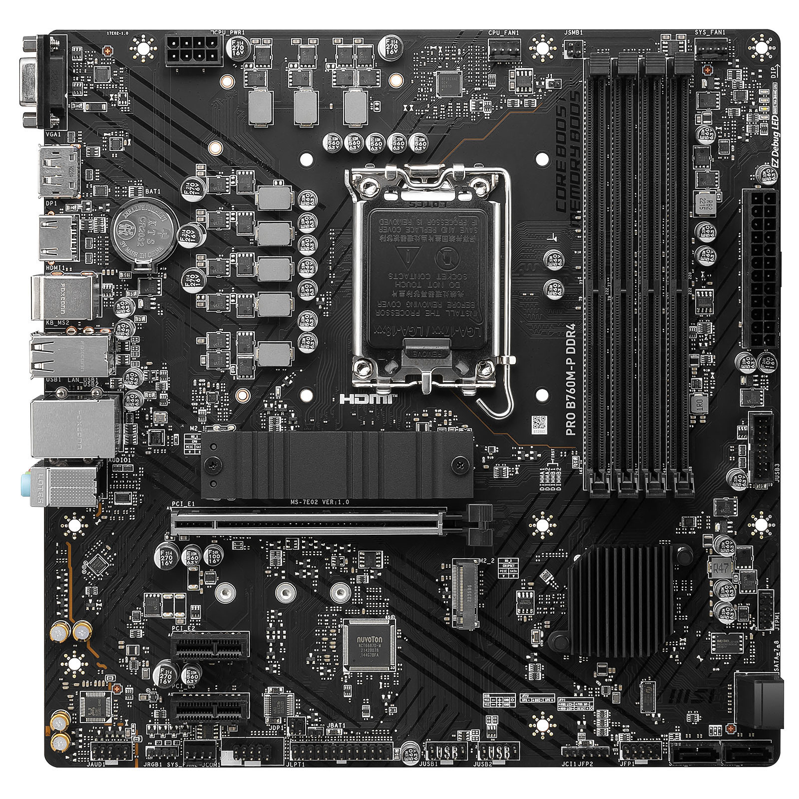 MSI PRO B760-P WIFI DDR4