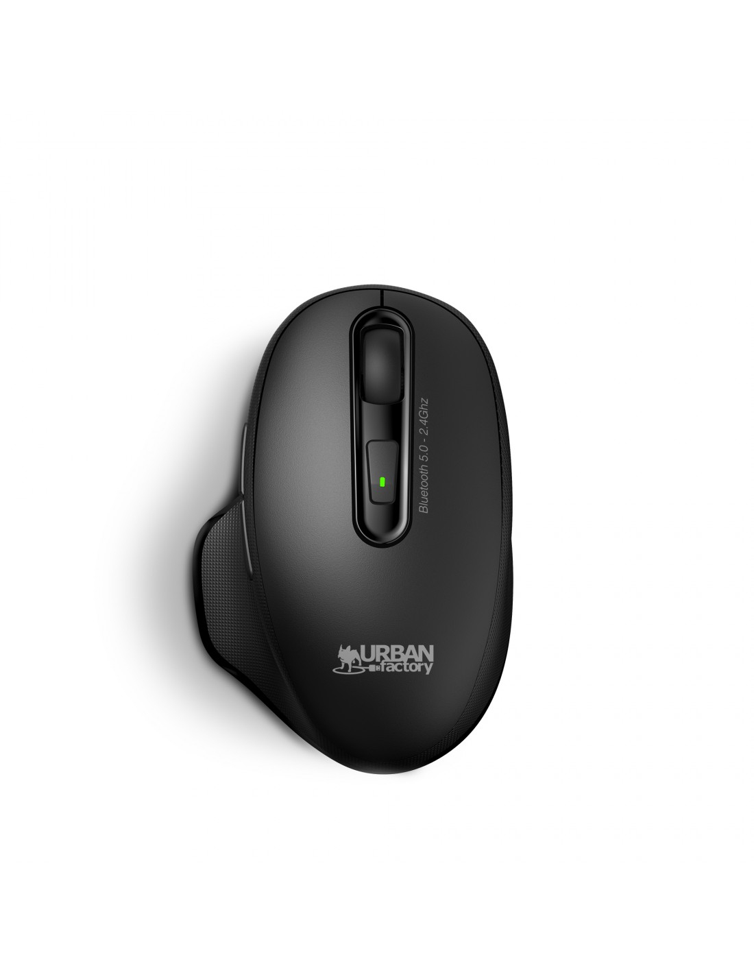 URBAN FACTORY Souris Bluetooth 5.0 et sans fil en 2,4Ghz
