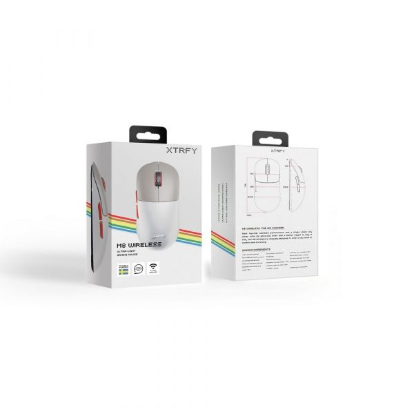 Xtrfy M8 Wireless Gaming Mouse - Retro